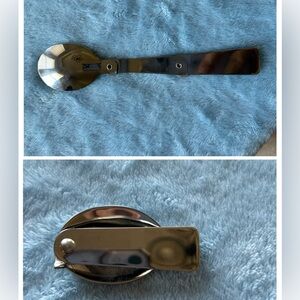 Portable Folding Tableware Stainless Steel Spoon Camping Flatware Outdoor Travel